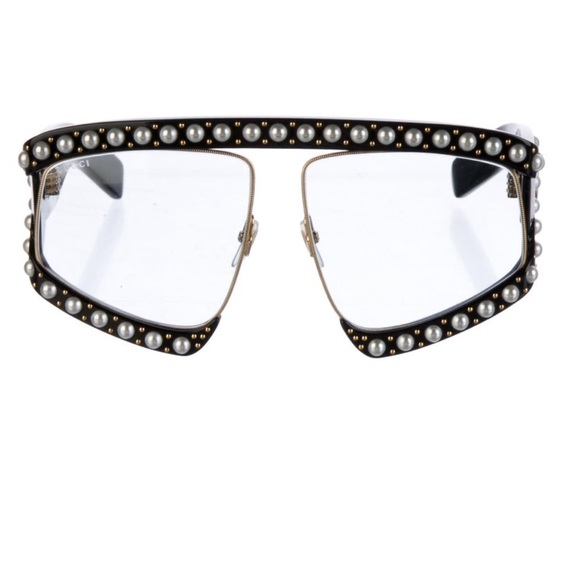 Gucci Hollywood Forever Faux Pearl Sunglasses - Picture 5 of 6